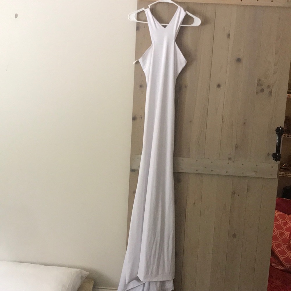 White formal dress